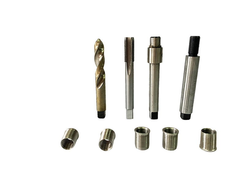 M12 X 1.25X 17 Spark Plug Repair Short Tooling KIT, Metric Thread Repair Kit,Especially Suitable for Repairing Motorcycle,Tractor，UTV,ATV and Snowmobile Spark Plug Repair