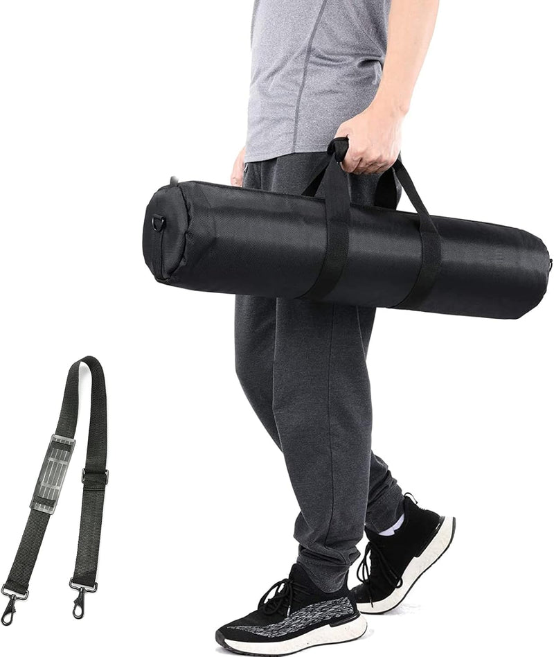 39in/100cm Tripod Carrying Case, Heavy Duty Nylon Bag with Shoulder Strap, Padded for Light Stand, Tripods, Monopods, Umbrellas, Softboxes, Boom Stand, Speaker Stands, Mic Stands 39"/100cm Handheld, Shoulder Carrying, Sloping Carrying Black