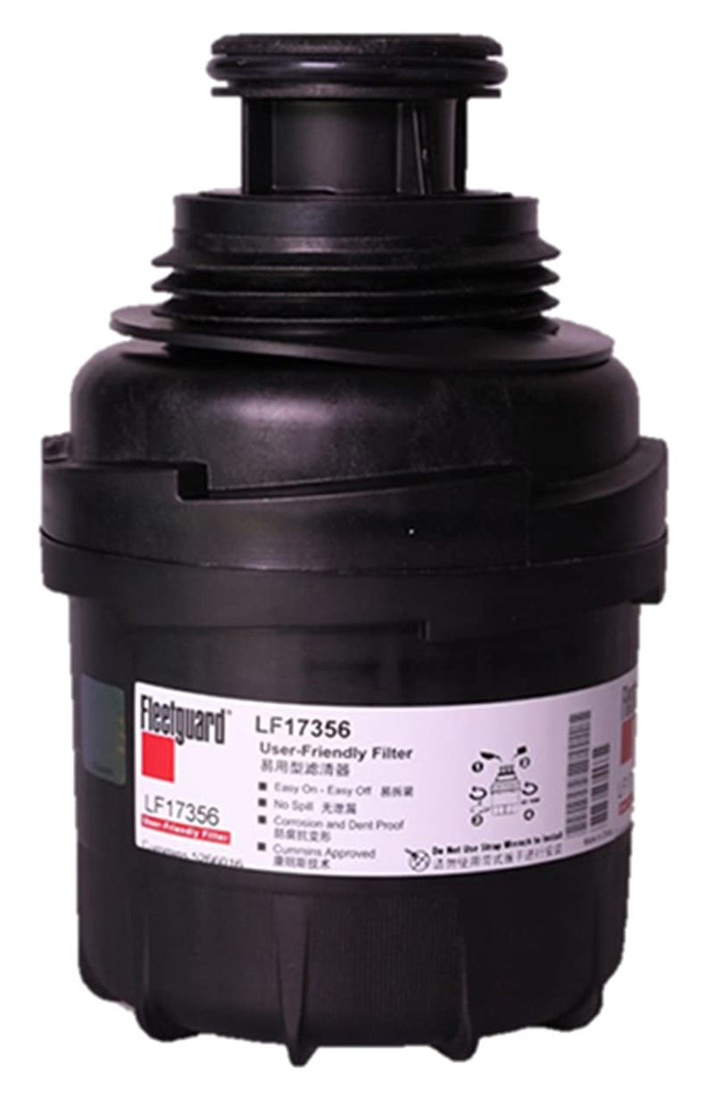 LF17356 Fleetguard Lube Filter, Replaces Cummins 5266016, Donaldson 557356