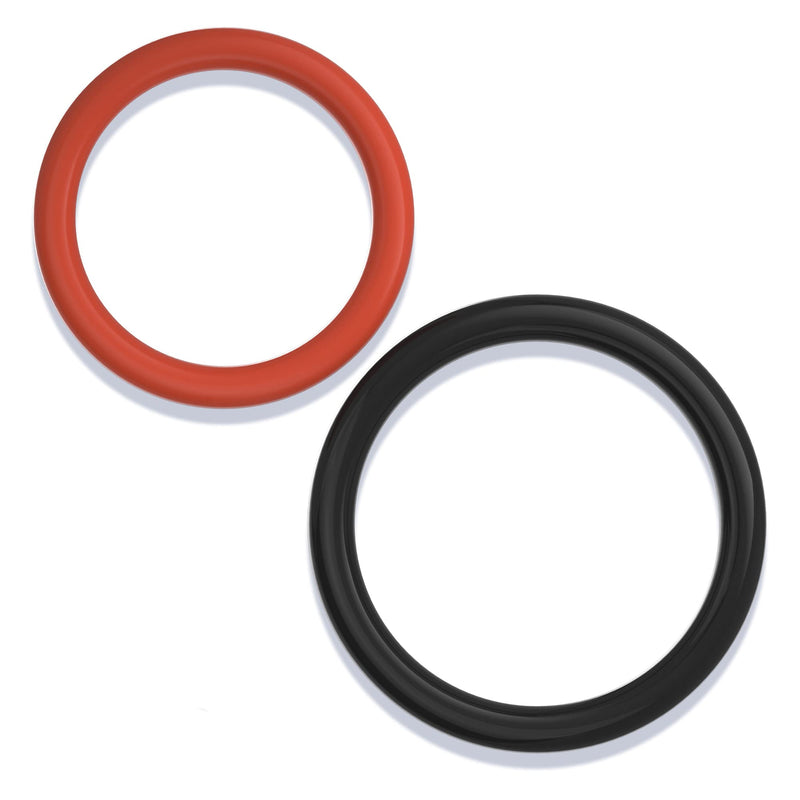 2pcs Power Steering Pump Rubber Inlet & Outlet O-Ring Seals 2pcs KIT 91345-RDA-A01 / 91370-SV4-000 Replacement for Honda/Acura 1994-2011 Power Steering Hight Pressure Hose Seals by Automajor