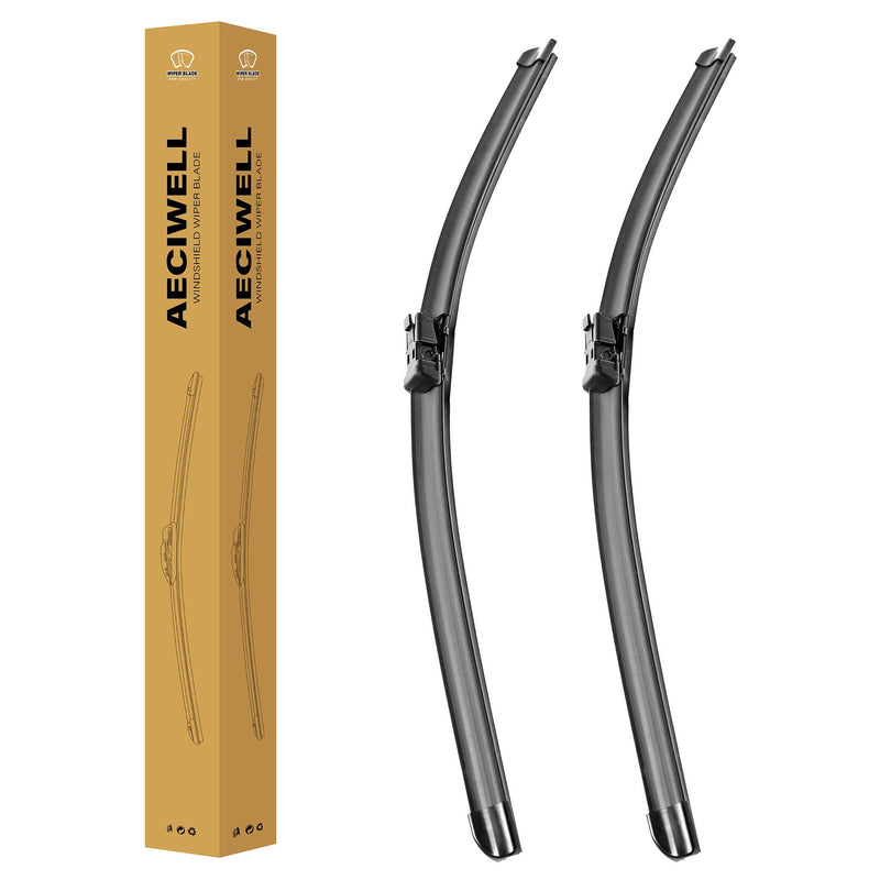 Factory Windshield Wiper Blade Wiper Set 24"+19" (Top Lock 19mm,Set of 2) Fits Volkswagen Jetta Volkswagen Passat,VW Golf VW Eos Top Lock 19mm 24"+19" (Pack of 2)