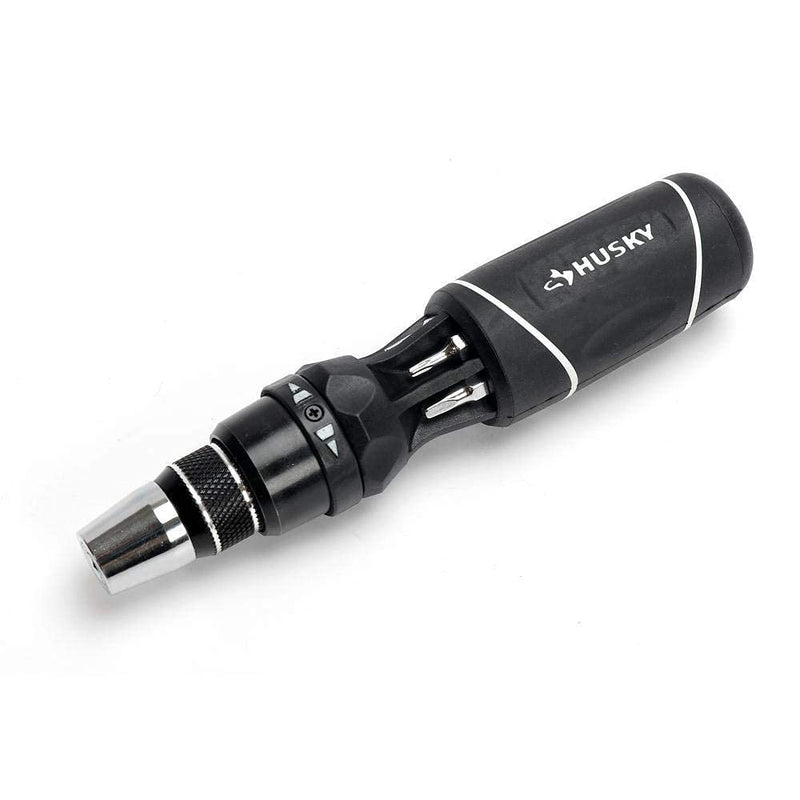 Husky 12-in-1 Quick-Load Ratcheting Screwdriver - Pack of 2