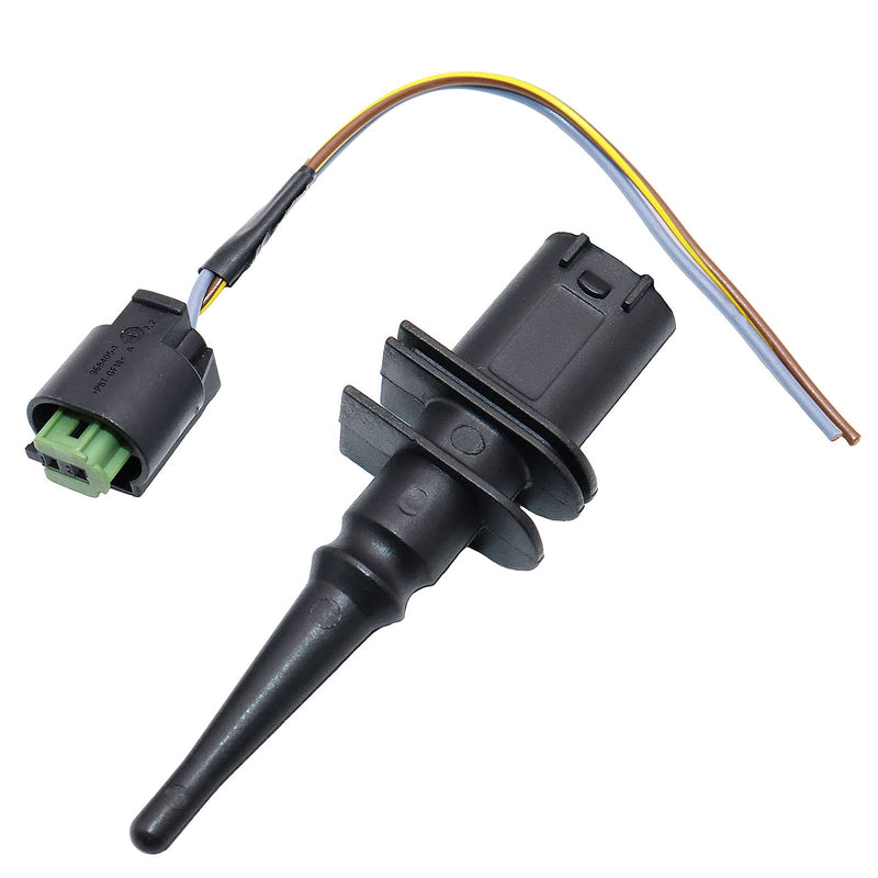 Outside Ambient Air Temperature Sensor & Connector Pigtail Plug 65816905133 65816905050 Compatible with BMW 128i 323i 325i 328i 330Ci 528i 530i 550i M3 M5 M6 X3 X5 X6 Z4 Z8 Mini Cooper