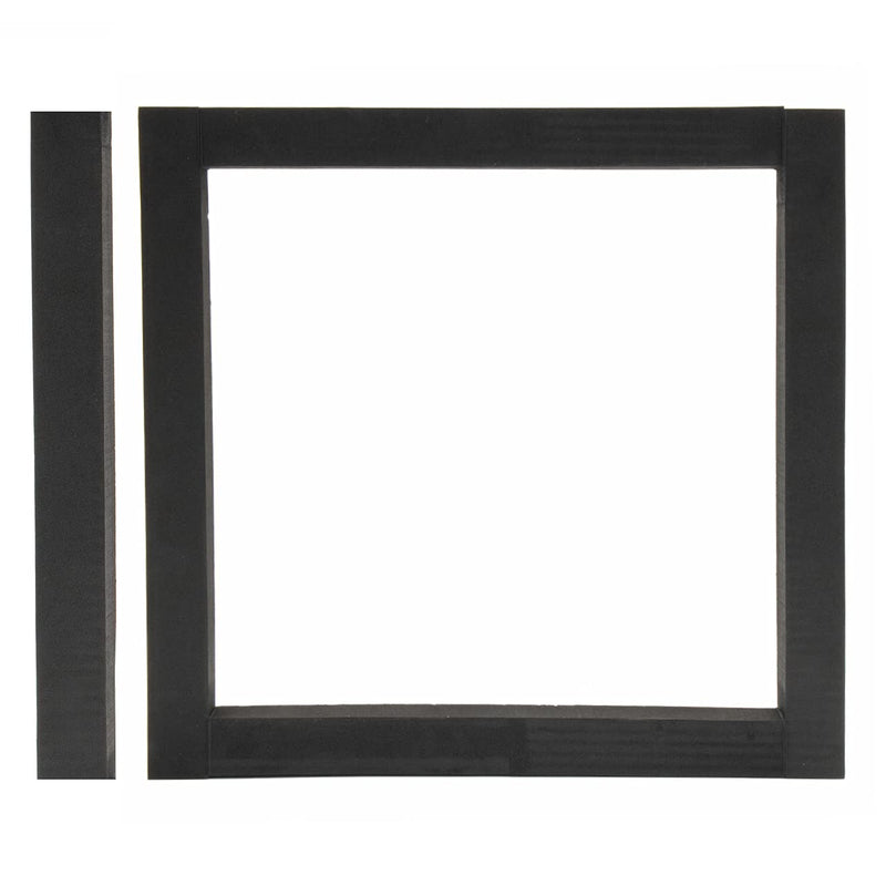 RecPro 14" x 14" Universal RV Roof Air Conditioner Gasket | Closed Cell Foam Seal for AC Install | Adhesive Backing
