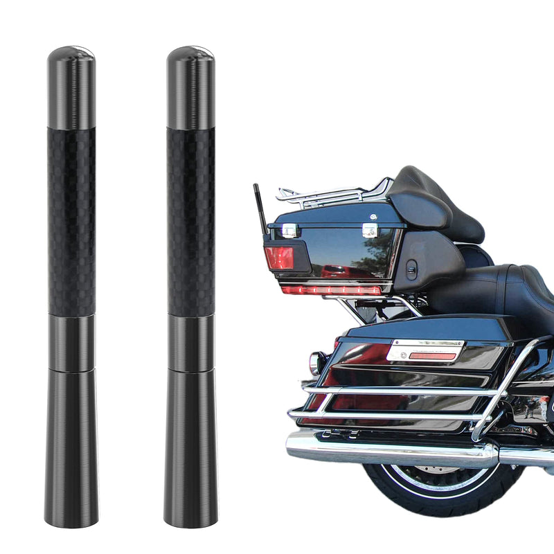 2-Pack 4.7 inch Motorcycle Antenna Replacement for Harley Davidson Motorcycle 1989-2021 Touring Electra Glide Road Glide Tour Ultra Classic 2-Pack