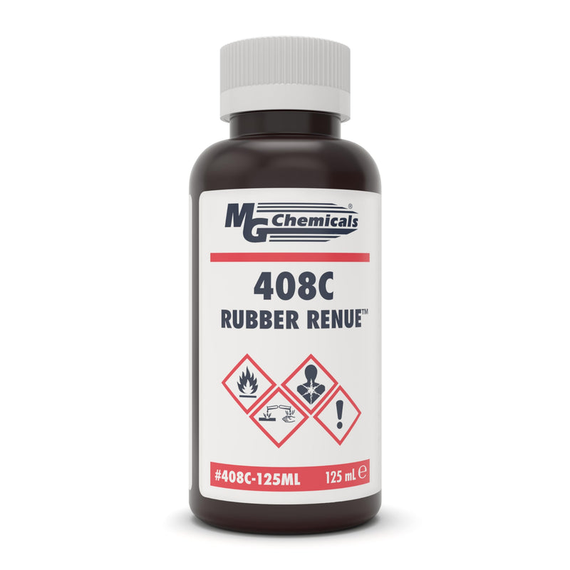 MG Chemicals 408C Rubber Renue, Rejuvenate and Restore Rubber Belts, Platens and Rollers 125mL