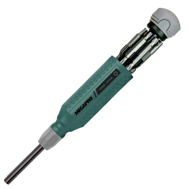 Torx Star Screwdriver 14 in 1 Multi Bit T5-T30 Made in USA 151TORX