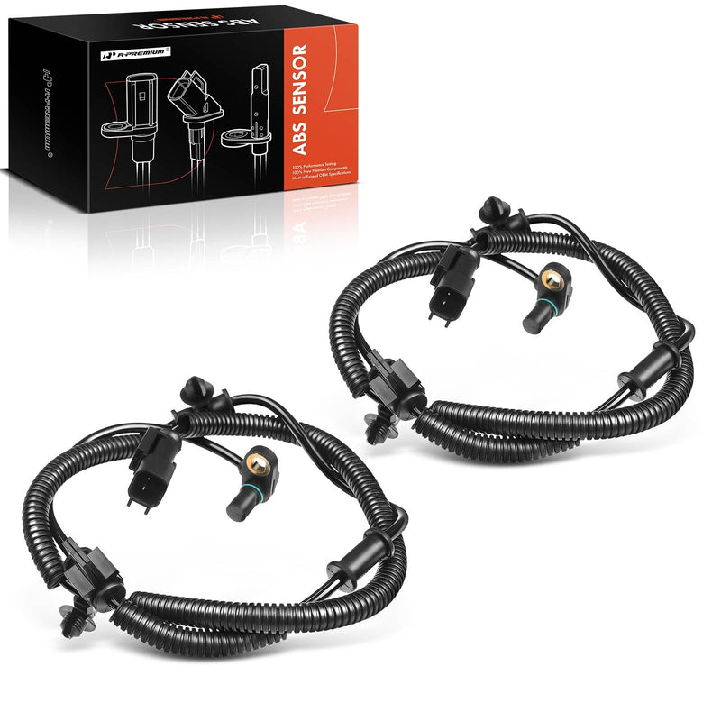 A-Premium Front Left and Right ABS Wheel Speed Sensor - Compatible with Ford & Lincoln Models - For F-150/Navigator 2011-2014, Expedition 2011-2012/2014 - Front Side, Replaces CL3Z2C204B, BL3Z2C204B Pack of 2