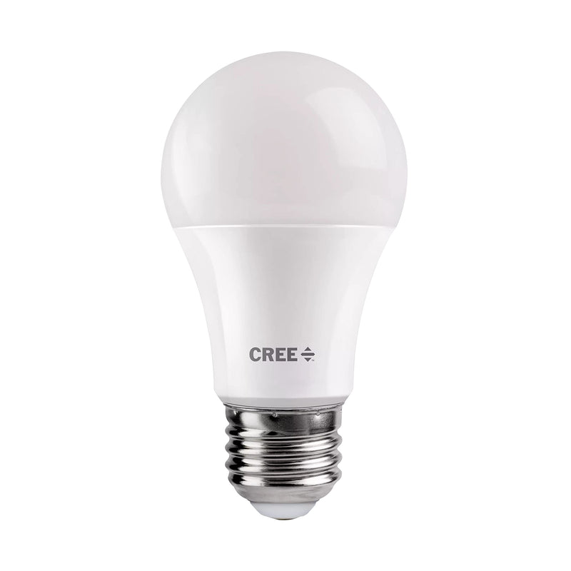 Cree Lighting Basic Series A19 Bulb, 2700K Dimmable LED Bulb, 60W + 800 Lumens, Soft White, 4 Pack, (A19-60W-B2-27K-E26-U4)
