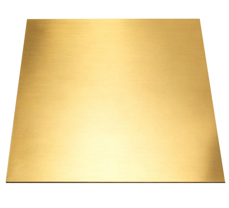1 Pcs C280 Brass Sheet, 12" x 12", 18 Gauge(0.04"/1.02mm) Thickness, No Scratches, Protective Film on Both Sides 12"x12",18ga(1.0mm) 1