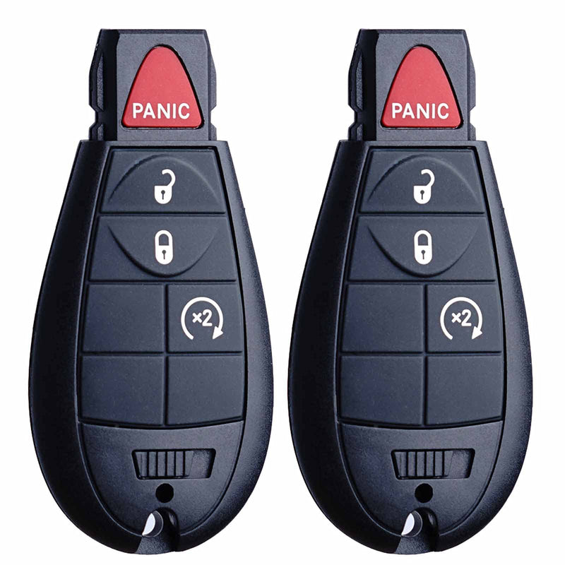 MechanMagic Key Fob FOBIK Replacement Compatible for Dodge Ram 1500 2500 3500 Truck 2009-2012 Journey Challenger Grand Caravan Jeep Grand Cherokee Commander Keyless Entry Remote Start Control
