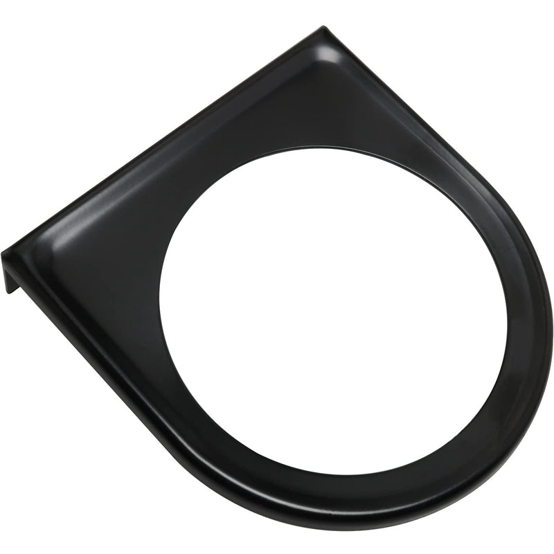 2Inch Gauge Panel 2Inch/52mm Black Single Gauge Chrome Mounting Panel Single Hole Meter Gauge Pillar Mount Pod Holder for Auto, Truck, Boat and More
