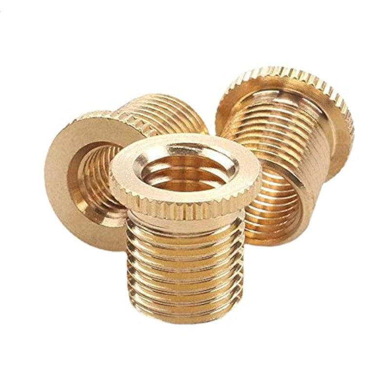 3PCS Shift Knob Thread Adapters Universal M8 X 1.25, M10 X 1.25, M10 X 1.5 ID (to M12 X 1.25 OD) Thread Gear Shifter Knob Screw HTRACING Mixed Sizes