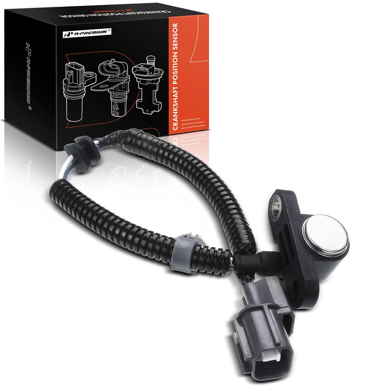 A-Premium Engine Crankshaft Position Sensor Compatible with Acura Integra 1994-2001 & Honda Civic 1999-2000, Civic del Sol 1996-1997, CR-V 1997-2001, 1.6L 1.8L 2.0L, Replace# 37500P72A01