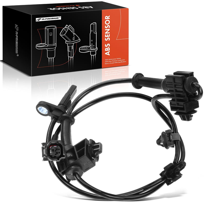 A-Premium ABS Wheel Speed Sensor Compatible with Mazda Models - 3 2014 2015 2016 2017 2018, 2.0L,2.5L - Front Driver or Passenger Side, Replace# B45A-43-70XA, B45A4370XA Pack of 1