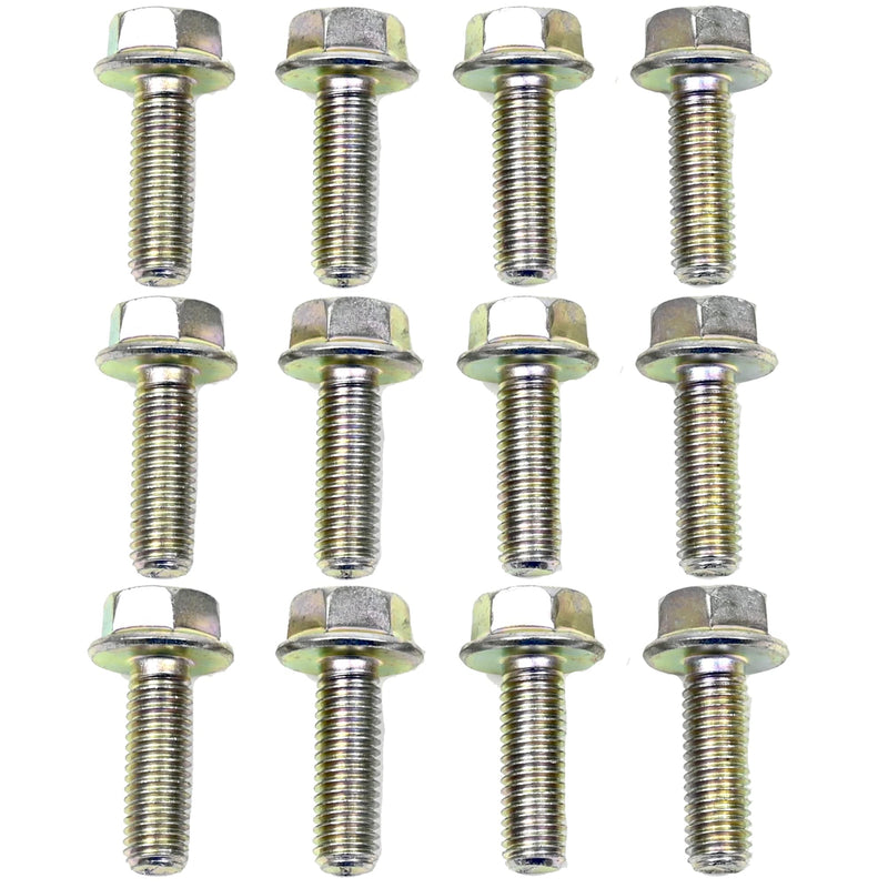 Michigan Motorsports LS & LT Exhaust Manifold Header Bolts 12pc -Fits 1997-2021 LS1 LT1 4.8 5.3 5.7 6.0 6.2 7.0