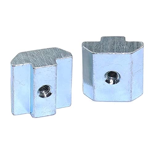 30Pcs 4545 Series T Sliding Nuts Hammer Nut Block Square Nuts M4 T Nuts for 4545 Aluminum Extrusion Profiles T Slot 10mm，for CNC Router Build Rail 3D Printer (m4)