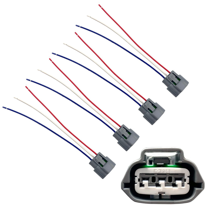 HiSport Ignition Coil Repair Plug Connector Pigtall Compatible with Nissan Altima Sentra 4 PCS