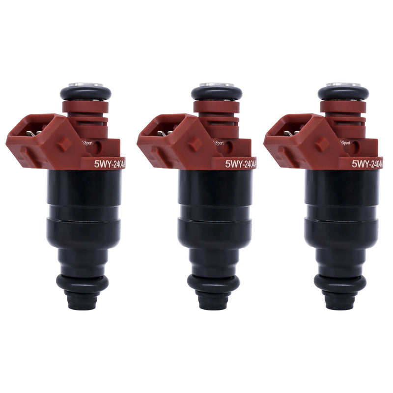 HiSport Fuel Injector 3 PCS 5WY2404A Compatible with John Deere 825i Gator 3 Cylinder Engine MIA11720 5WY2404A 3PCS