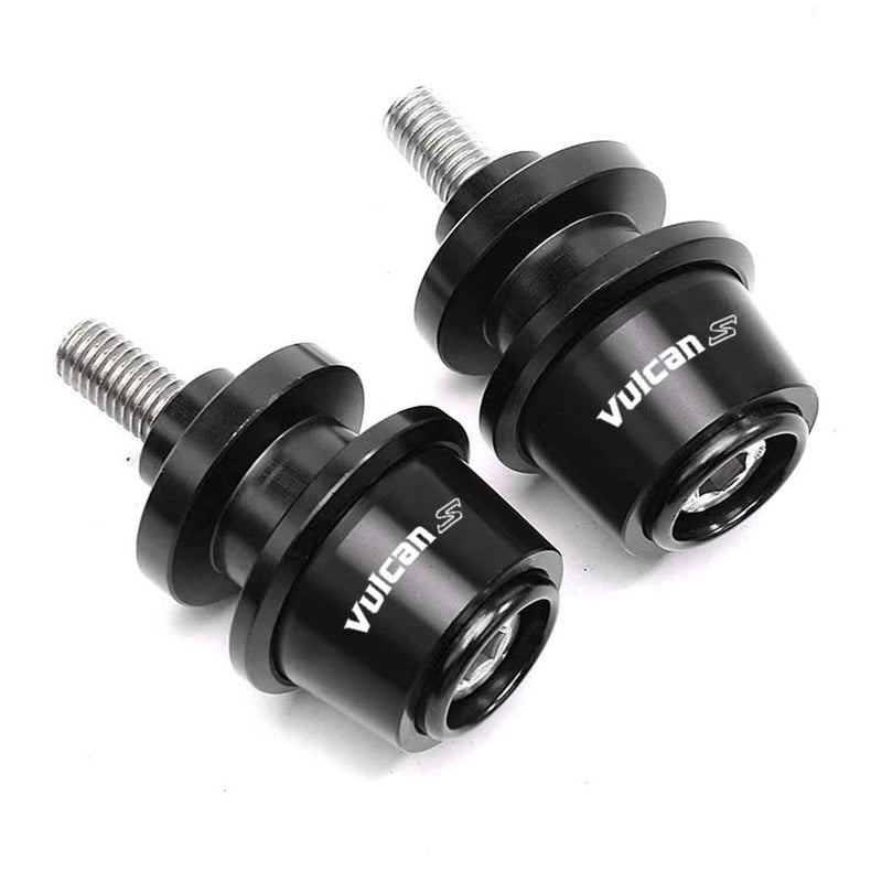 Motorcycle Accessories Aluminum Swing arm Spools Slider Stand Screw Fits For KAWASAKI Vulcan S 650 2015-2024 2025 (Black) Black