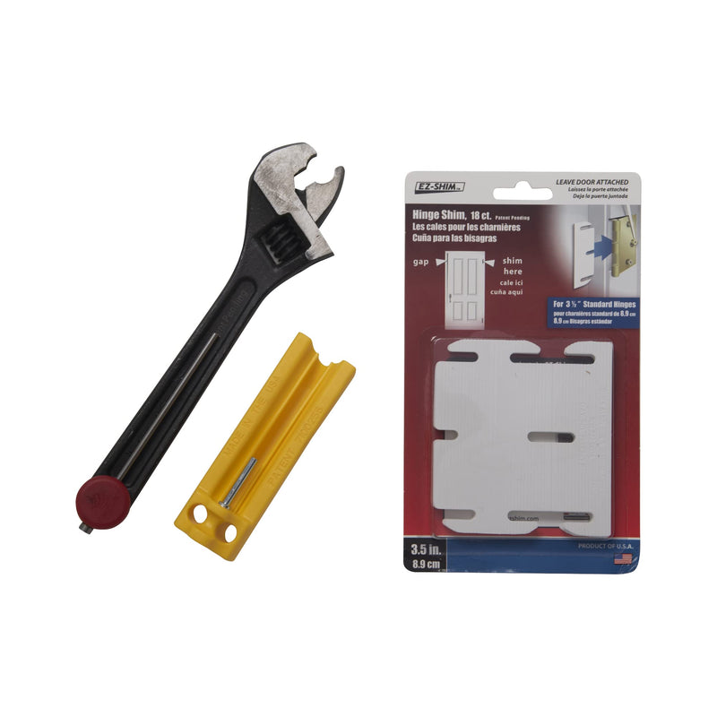 Door Straightener Kit - Hinge Shim, Knuckle Bender, Hinge Pin Removal Tool (3.5 Inch) 3.5 Inch