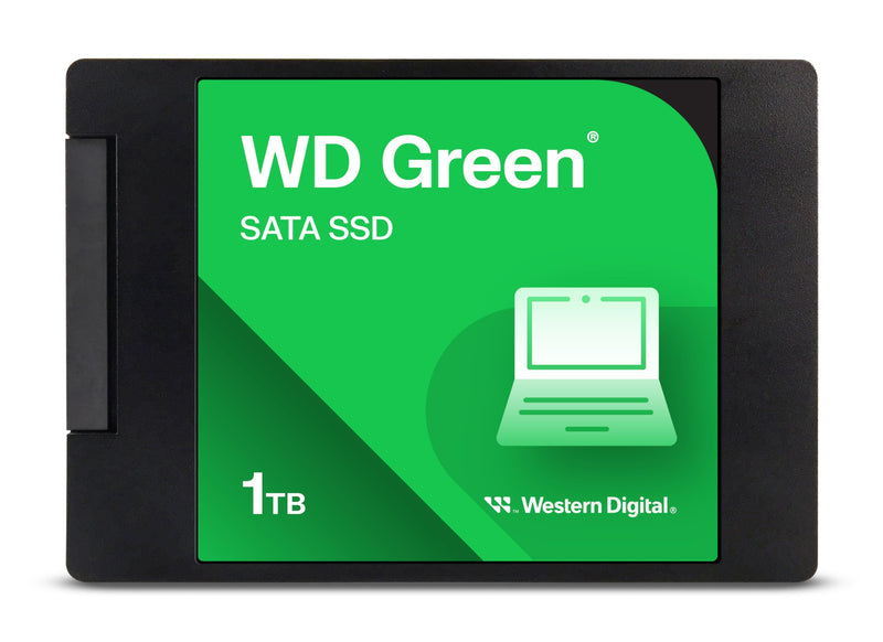 Western Digital 1TB WD Green Internal SSD Solid State Drive - SATA III 6 Gb/s, 2.5/7mm, Up to 545 MB/s - WDS100T3G0A 2.5"/7mm SSD
