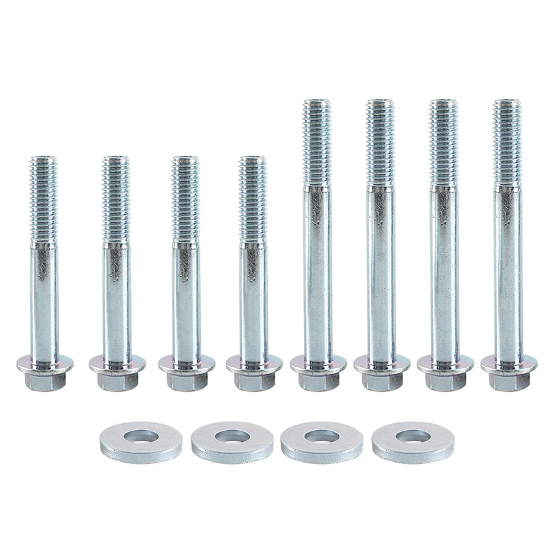 12pc Engine Stand Bolt Kit Stand Bolt Flange Compatible with LSX LS LS1 4.8L 5.3L 6.0L 6.2L LR4 LQ4 LS6 LQ9 L33 LS2 LH6 L92 L76 LY2 LY5 LY6 LC9 LFA LH8 LMG