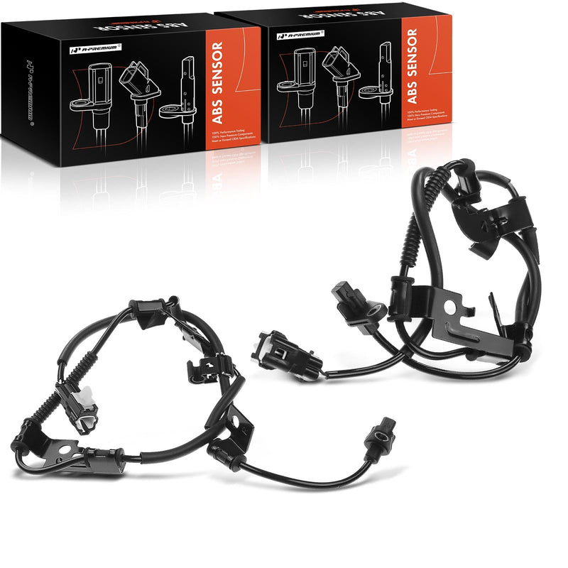 A-Premium ABS Wheel Speed Sensor Compatible with Hyundai Models - Sonata 2005-2011, Azera 2006-2011, Sedan - Front Driver and Passenger, (2-PC Set), Replace# 598103K000, 598403K000, 598303K000