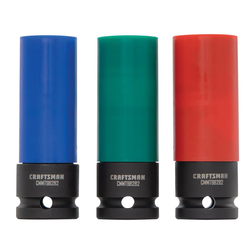 CRAFTSMAN CMMT98282 CRFT 3 PC NON-MARRING LUG NUT SET One Size