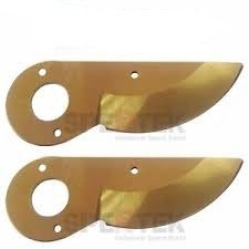 2 x Replacement Titanium Coat Blade For 2 4 11 400 Pruner Replace 2/3