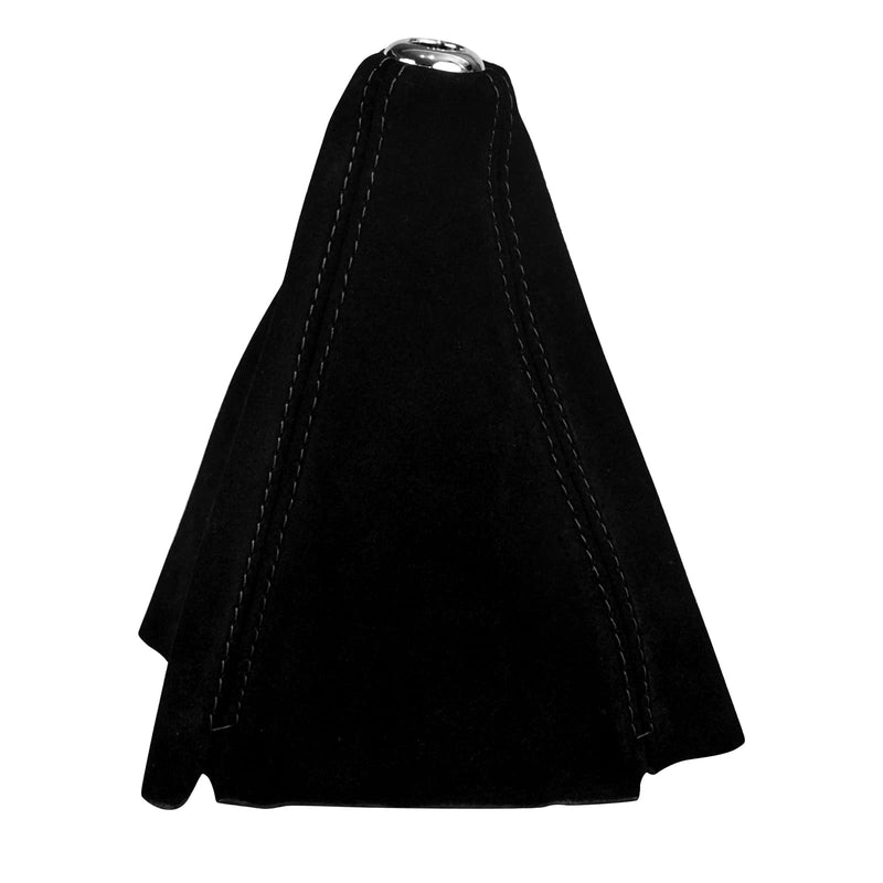 Universal Suede Leather Shift Boot Manual or Auto Gear Shift Cover Black