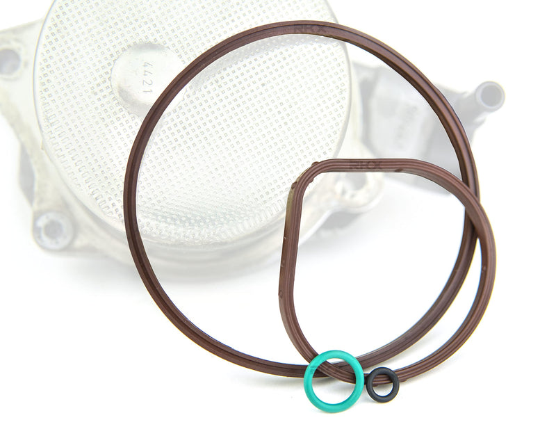 RKX Vacuum Pump Rebuild Seal Kit Compatible with Jaguar and Land Rover 5.0L V8 3.0L V6 LR4 RR (V.1) V.1