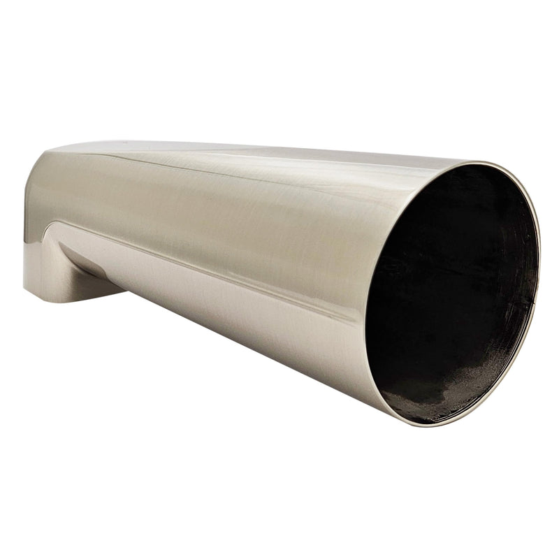 Westbrass E507-1F-20 7" Reach Wall Mount Tub Spout, Stainless Steel