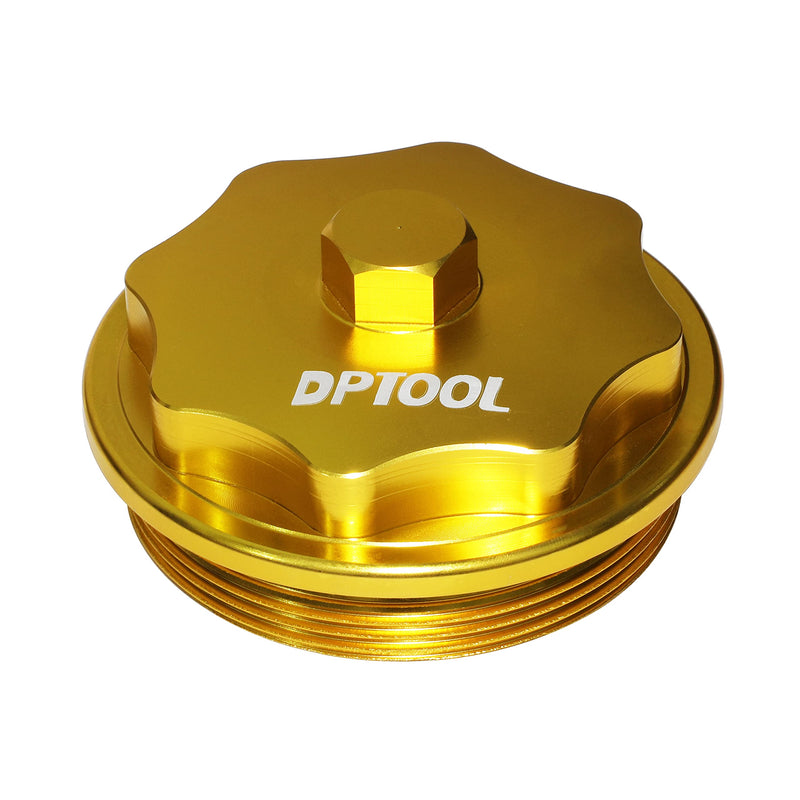 Fuel Filter Cap Billet Aluminum Compatible with Ford 7.3L V8 Diesel for F250 F350 F450 F550 E350 E450 E550 Fuel Bowl 1831193C91 RK31449 904-203