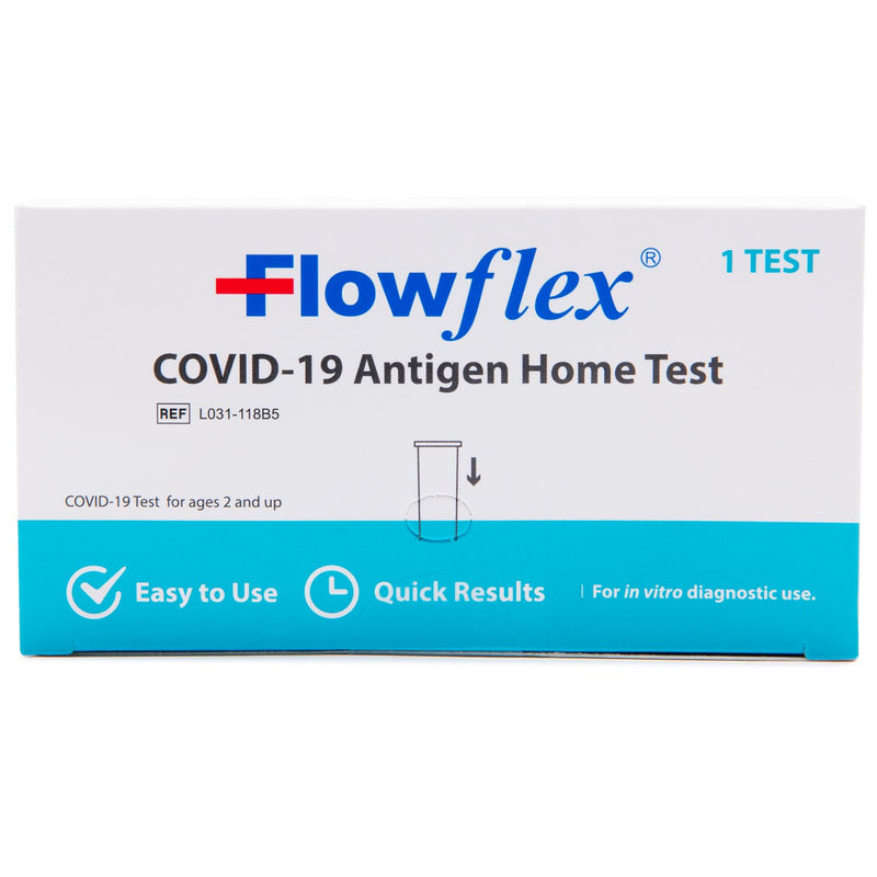 COVID Home Test Kit by Flowflex, Rapid Results in 15 Minutes, Trusted OTC COVID-19 Antigen Testing Kit, FSA and HSA Eligible, Easy to Use & No Discomfort, 1 Pack 1 Test 1 Pack, 1 Test