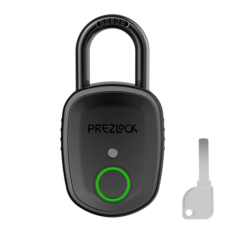 Fingerprint Padlock with Key Backup, 2keys, Smart Padlock with Keyless Biometric, Suitable for Outdoor and Heavy Duty, IP65 Waterproof.