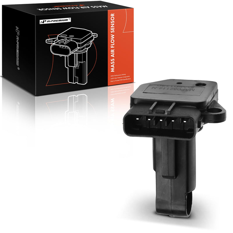 A-Premium Mass Air Flow Sensor Meter MAF [5-Pins] Compatible with Mazda 2 2011-2012, 3 2004-2010, 5 2006-2010, 6 2003-2013, CX-7 2010-2012, Protege 1999-2003, Replace# L32113215, 1380063J00