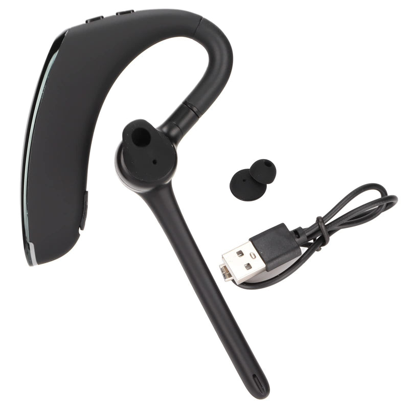 Single Ear Hanging Headphones, Bluetooth Headphones F910 Wrap Around Earphones Bluetooth 5.0 Single Ear Business Headphones with Noise Cancelling Microphone, for Sports