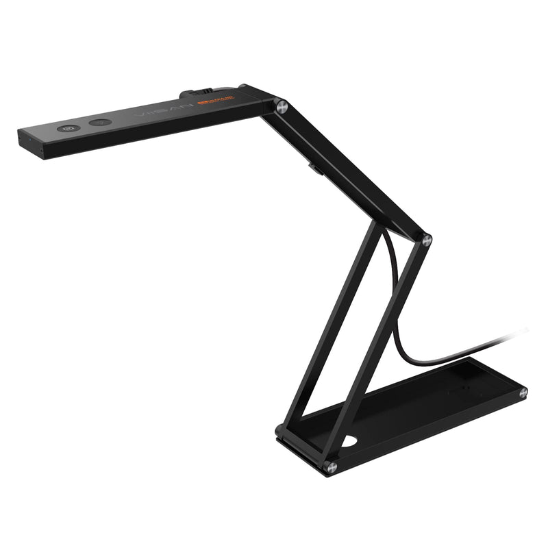 VIISAN Document Camera 13MP 4K with AF Lens, Foldable Webcam for Teachers Classroom, Built-in Mic & LED Light, Portable Overhead Cam for PC Mac, Web Conferencing Visualizer for Teaching P4U-A