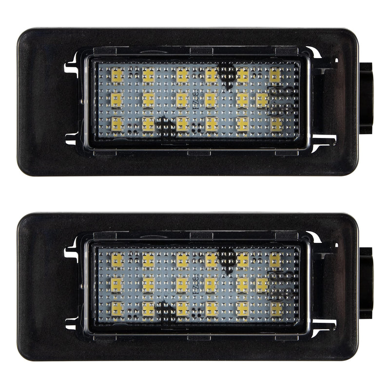 License Plate Lights Rear Number Lamps Fit Altima Sentra Versa Rogue 26510-8990E Xenon White Rear Tag Light Kit Assembly 2Pcs