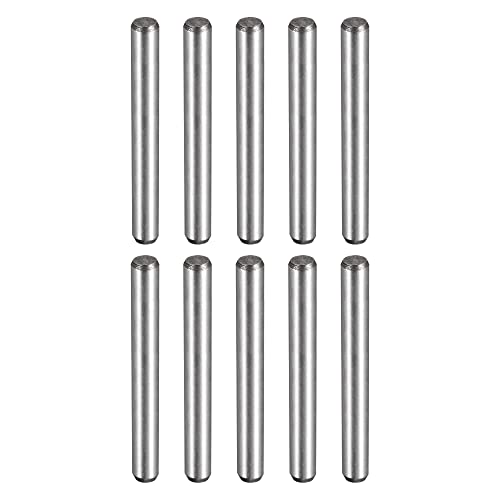 uxcell 1/4-Inch x 2-Inch Dowel Pins, Heat Treated Alloy Steel for Extra Hardness, Bright Finish and Accurate Alignment 10pcs