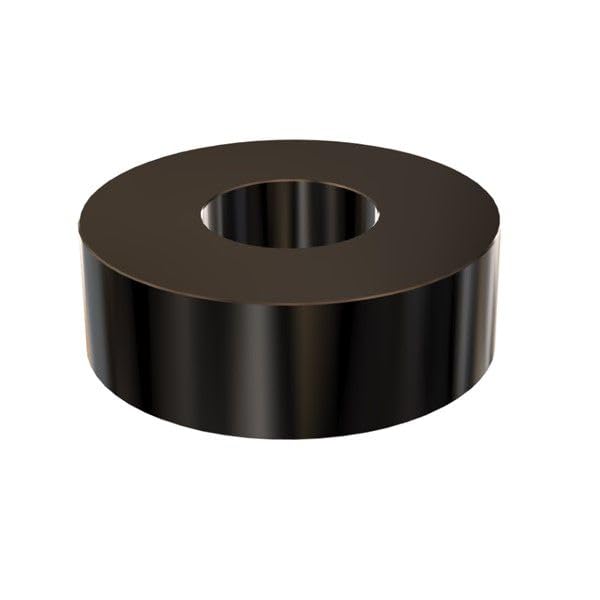 Aluminum Spacer Black 3/4" OD x 5/16" ID x Choose Your Length, Round Spacer Unthreaded Standoff Bushing Plain Finish, Fits Screws Bolts 5/16" or M8 by Metal Spacers Online (1/4" Length, 10 Pack) 1/4" Length