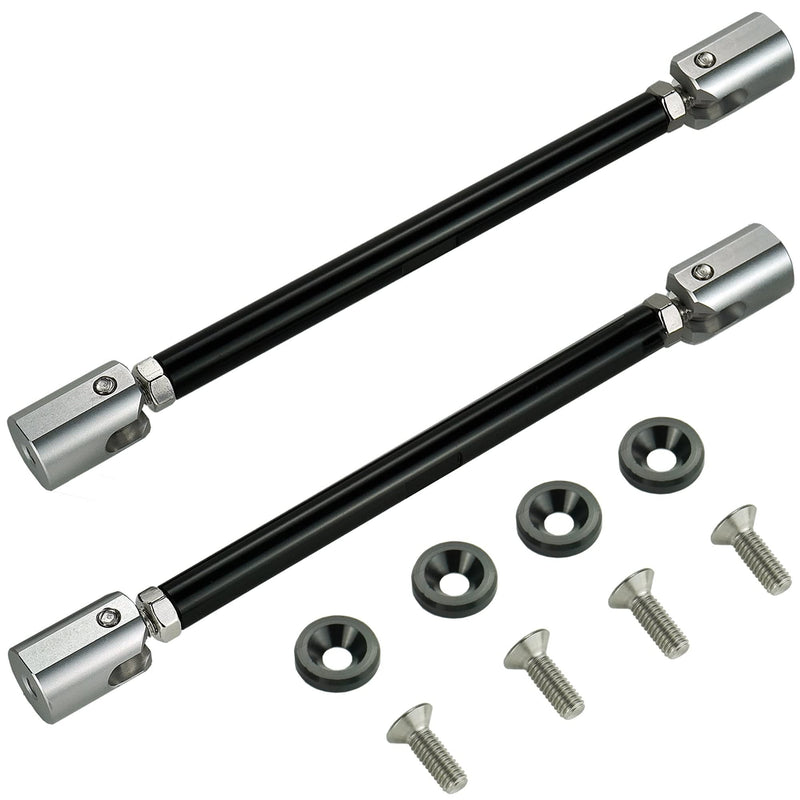 STETION Universal Splitter Strut Rods 9.44''-11'' Length Front Bumper Lip Support Strut Rod Tie Bars Fit Most Vehicles (9.44'' - 11'' Length) 9.44'' - 11'' Length