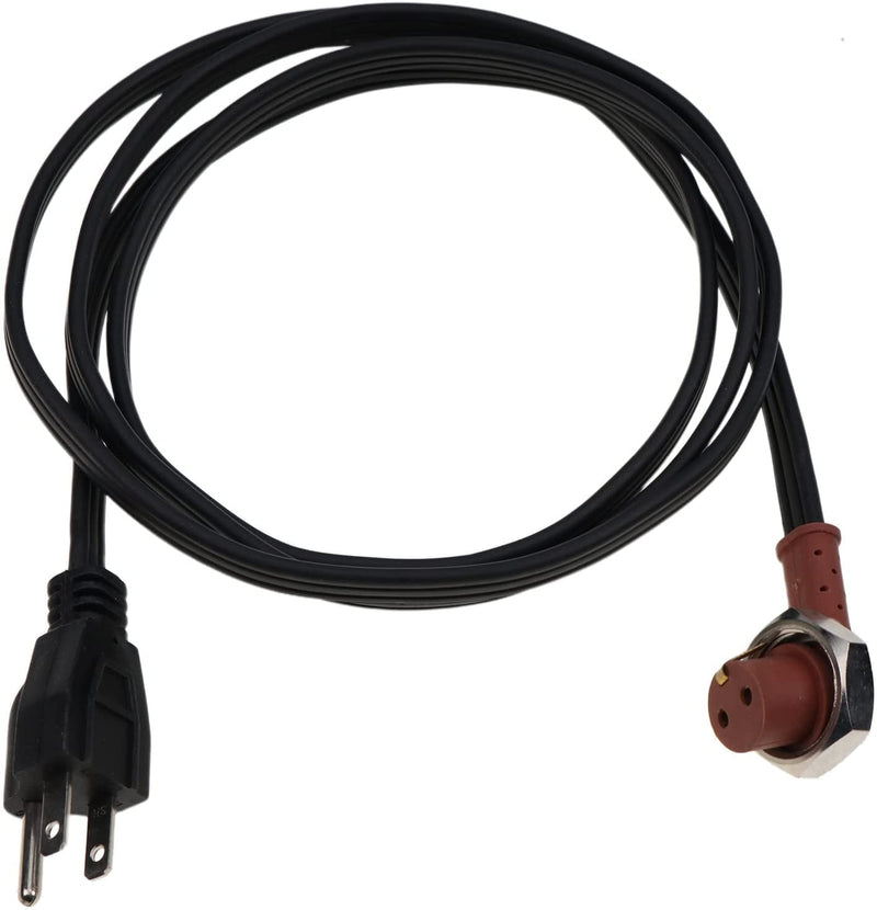 DVPARTS 120V Block Heater Cord Cordset 251919 Compatible with Ford 7.3 6.0 6.4 6.7 L Powerstroke Diesel F350 250 F250 Fits Heavy Duty Immersion Heaters and Engine Block Heaters