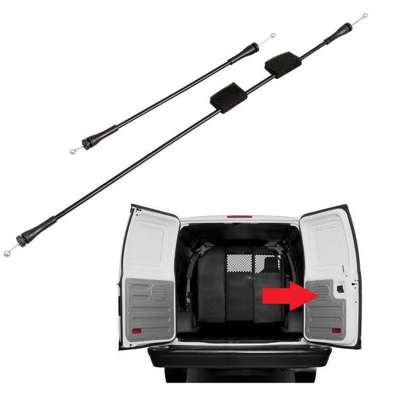 Door Latch Cable Rear Right Side Compatible with Ford E150 E250 E350 E450 E550 Econoline Van 1992-2014 Rear Cargo Door Latch Release Cable Replaces# 8C2Z15431A02C 924-351 E-Van Rear Right Door Cables
