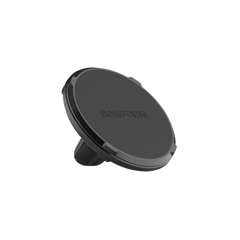 Rokform Dual Magnet Vent Phone Mount, Super Grip Clip (Black) | Compatible with Mag Safe Cases, Magnetic, Aluminum & Silicone, Fits Most Air Vent Slats