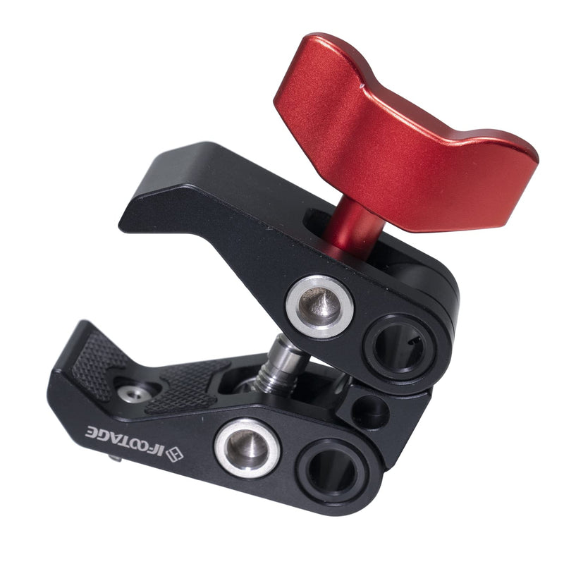 IFOOTAGE Pipe Clamp PC-01, Black C Clamp for DSLR Camera Rig, LED Lights, Flash Light, LCD Monitor