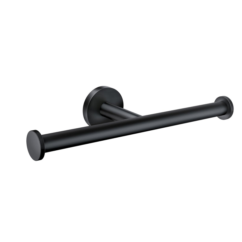 Moen Y5788BL Collection Modern Bathroom Double Toilet Paper Holder, Matte Black