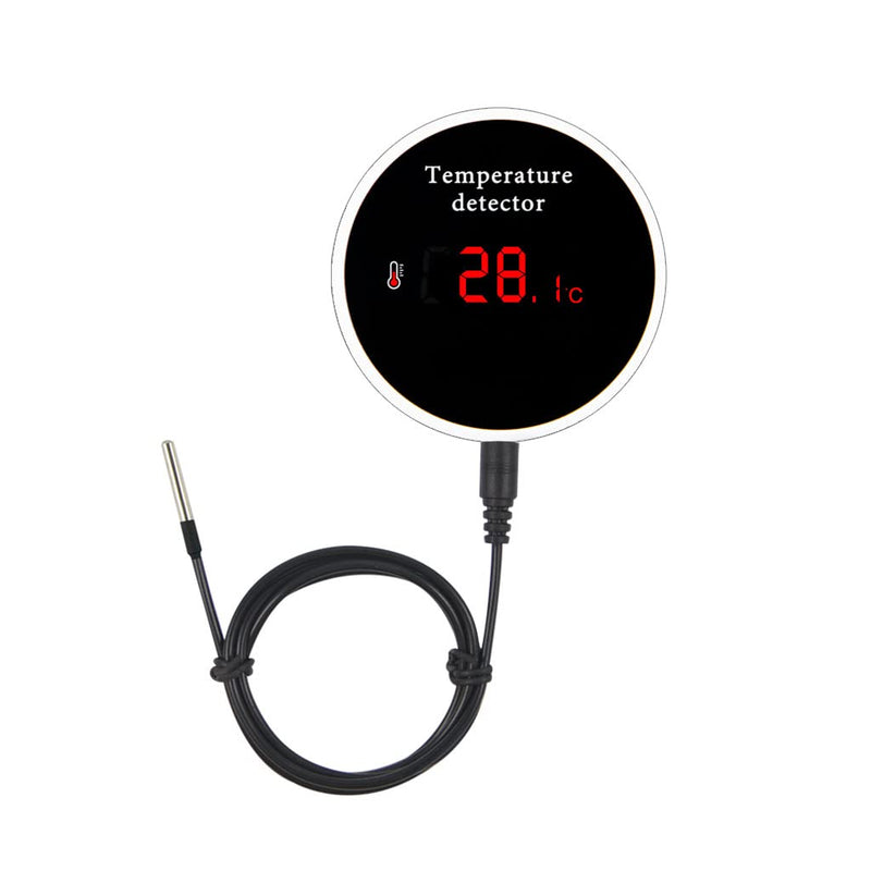  [AUSTRALIA] - WiFi Temperature Sensor Smart Thermometer: Digital Temperature Monitor Gauge with Waterproof External Probe, App Alert & Buzzer Alarm, Rechargeable Battery, for Freezer, Refrigerator, Fish Tank