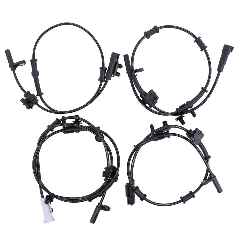 NewYall ABS Wheel Speed Sensor Set for Chrysler 300 for Dodge Challenger Charger 2011-2022 Front Rear Left Driver and Right Passenger Side